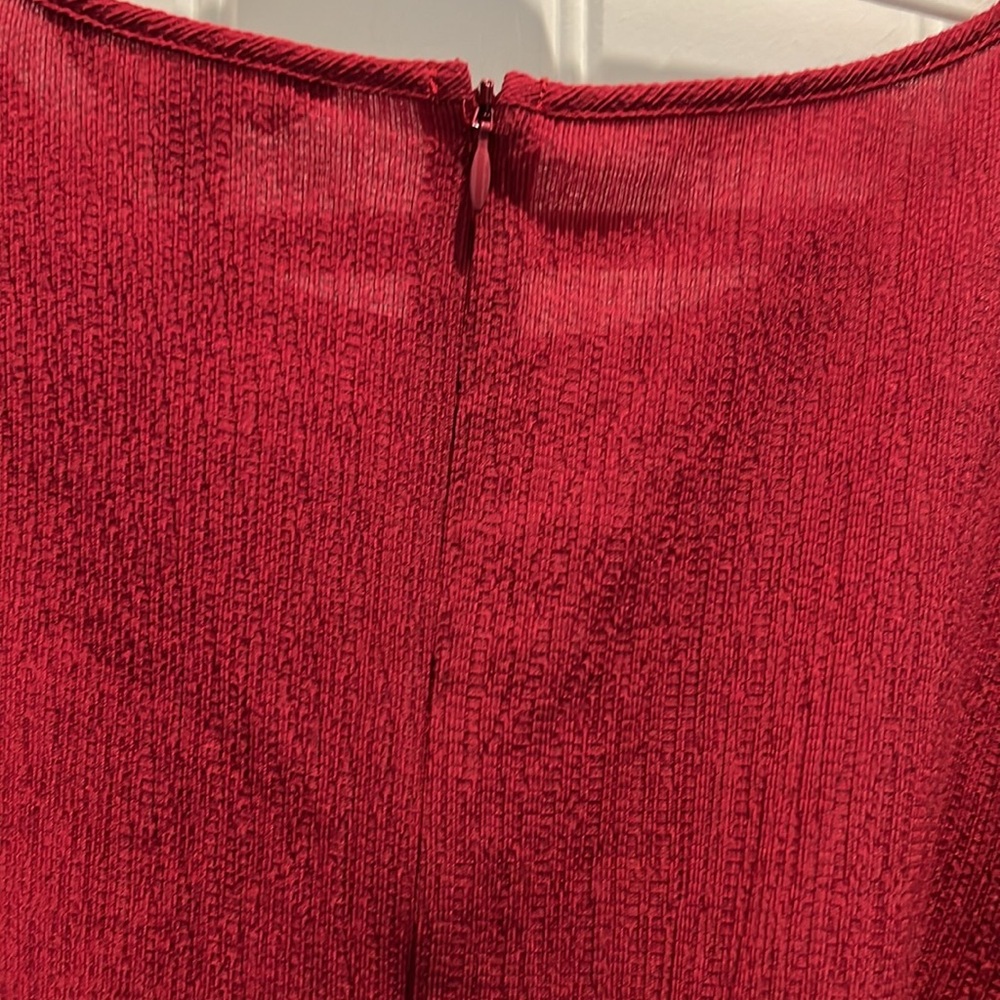 Banana Republic Red Ruffle Dress - Picture 14 of 16